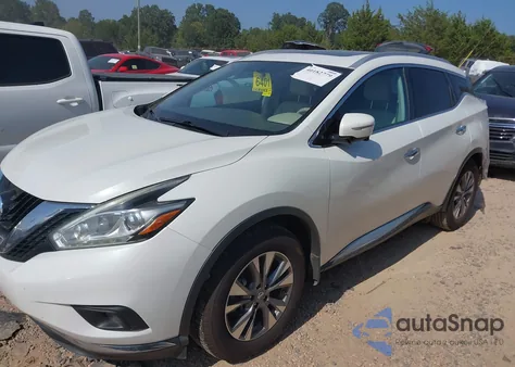 2015 Nissan Murano Sl из США, поврежденный, VIN 5N1AZ2MG1FN278586